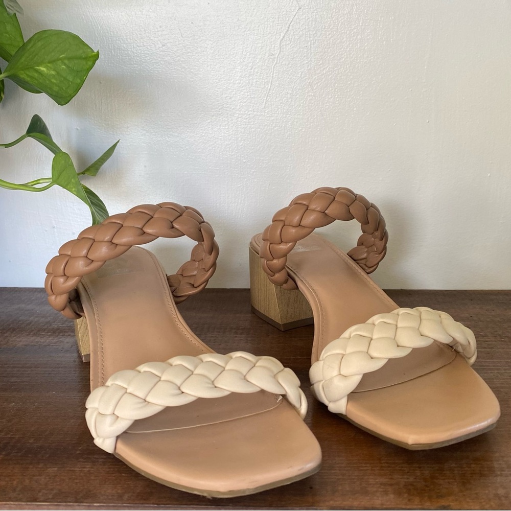 Dolce Vita Two Tone Braided Heels